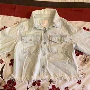 A lightweight Jean jacket for girls